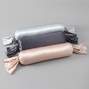 Candy Shaped Silk Throw Cushion Pillow Case 15x60 or 15x100cm